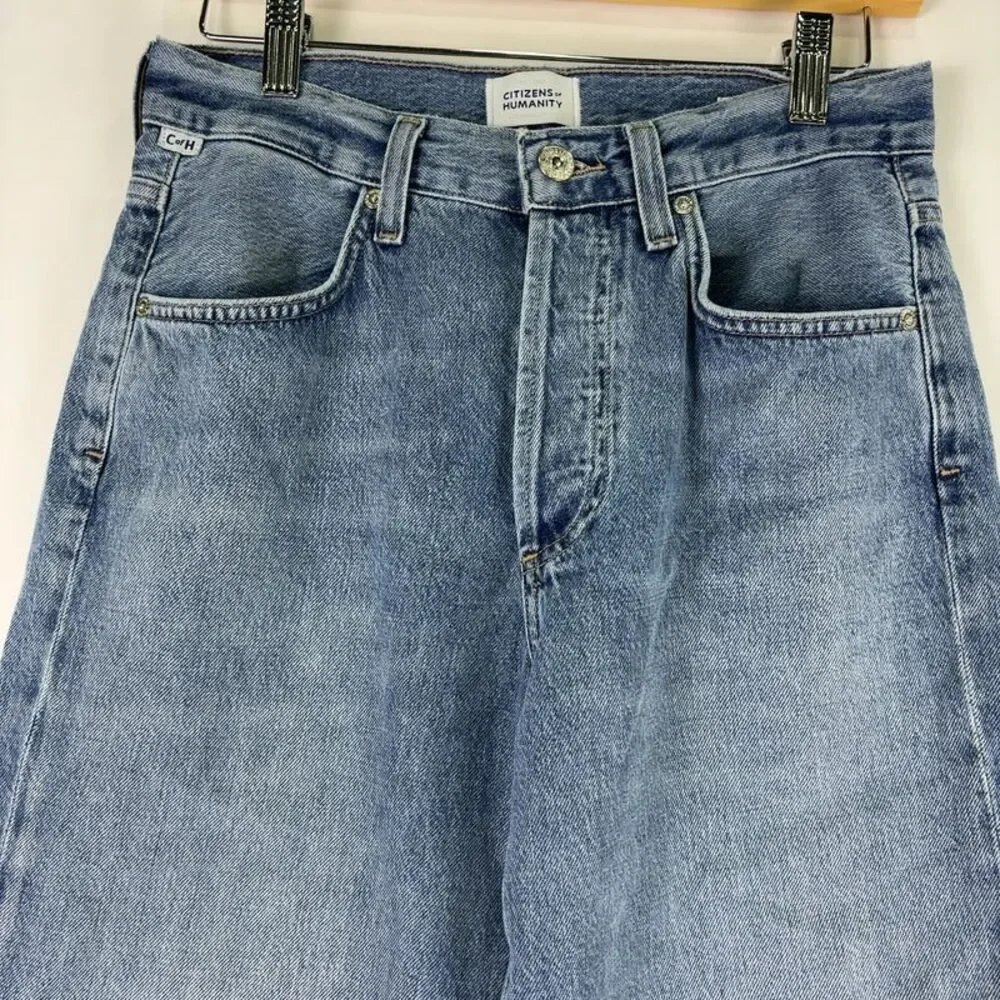 Citizens Of Humanity Annina Light Blue Straight Leg Jeans - Picture 3 of 5